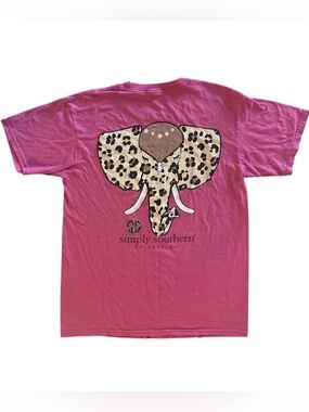 Simply Southern Hot Pink Elephant Shirt